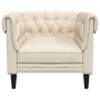 Chesterfield linen armchair by , Sofas - Ref: Foro24-372545, Price: 225,57 €, Discount: %