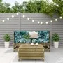 Garden sofa set 3 pieces and impregnated pine wood cushions by , Garden sets - Ref: Foro24-3250759, Price: 348,33 €, Discount: %