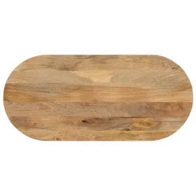 Ovale Tischplatte aus massivem Mangoholz 110x50x3,8 cm von , Tischplatten - Ref: Foro24-370137, Preis: 95,90 €, Rabatt: %