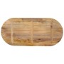 Oval table top solid mango wood 110x50x3.8 cm by , Table tops - Ref: Foro24-370137, Price: 97,78 €, Discount: %