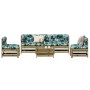 6-teiliges Gartenmöbel-Set mit imprägnierten Kiefernholzkissen von , Gartensets - Ref: Foro24-3250719, Preis: 619,11 €, Rabat...