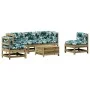 Juego de muebles jardín 6 pzas y cojines madera pino impregnada de , Conjuntos de jardín - Ref: Foro24-3250719, Precio: 611,2...