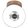 Lámparas industriales de pared/techo 2 uds negro 20x25 cm E27