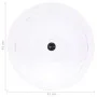 Lámpara colgante vintage 25 W blanca redonda 41 cm E27 de vidaXL, Lámparas - Ref: Foro24-320544, Precio: 37,11 €, Descuento: %