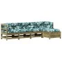 Juego de muebles jardín 5 pzas y cojines madera pino impregnada de , Conjuntos de jardín - Ref: Foro24-3250843, Precio: 518,4...
