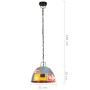 Lámpara colgante vintage 25 W multicolor redonda 31 cm E27 de vidaXL, Lámparas - Ref: Foro24-320550, Precio: 68,87 €