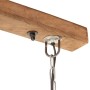 Lámpara colgante industrial 25 W plateada 109 cm E27 de vidaXL, Lámparas - Ref: Foro24-320525, Precio: 101,95 €