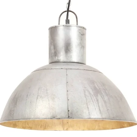 Lámpara colgante 25 W plateada redonda 48 cm E27 de vidaXL, Lámparas - Ref: Foro24-320563, Precio: 72,37 €, Descuento: %