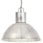 Lámpara colgante 25 W plateada redonda 48 cm E27 de vidaXL, Lámparas - Ref: Foro24-320563, Precio: 72,37 €, Descuento: %