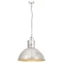 Lámpara colgante 25 W plateada redonda 48 cm E27 de vidaXL, Lámparas - Ref: Foro24-320563, Precio: 72,37 €, Descuento: %