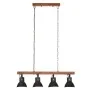 Industrielle Deckenleuchte aus schwarzem Mangoholz E27 von vidaXL, Lampen - Ref: Foro24-320523, Preis: 115,31 €, Rabatt: %