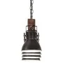 Industrielle Deckenleuchte aus schwarzem Mangoholz E27 von vidaXL, Lampen - Ref: Foro24-320523, Preis: 115,31 €, Rabatt: %