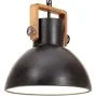 Round industrial pendant lamp 25 W black 30 cm E27 by vidaXL, Lamps - Ref: Foro24-320536, Price: 63,14 €, Discount: %