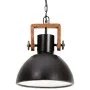 Round industrial pendant lamp 25 W black 30 cm E27 by vidaXL, Lamps - Ref: Foro24-320536, Price: 63,14 €, Discount: %