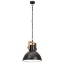 Runde industrielle Pendelleuchte 25 W schwarz 30 cm E27 von vidaXL, Lampen - Ref: Foro24-320536, Preis: 63,14 €, Rabatt: %