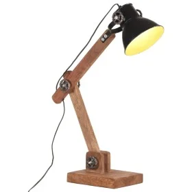 Black round industrial table lamp 58x18x90 cm E27 by vidaXL, Lamps - Ref: Foro24-320553, Price: 62,73 €, Discount: %