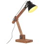 Schwarze runde industrielle Tischlampe 58x18x90 cm E27 von vidaXL, Lampen - Ref: Foro24-320553, Preis: 60,37 €, Rabatt: %