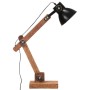 Schwarze runde industrielle Tischlampe 58x18x90 cm E27 von vidaXL, Lampen - Ref: Foro24-320553, Preis: 60,37 €, Rabatt: %