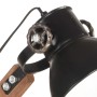 Schwarze runde industrielle Tischlampe 58x18x90 cm E27 von vidaXL, Lampen - Ref: Foro24-320553, Preis: 60,37 €, Rabatt: %
