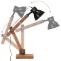Black round industrial table lamp 58x18x90 cm E27 by vidaXL, Lamps - Ref: Foro24-320553, Price: 62,73 €, Discount: %