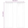 Cortinas opacas ganchos 2 pzas terciopelo rosa viejo 140x225 cm