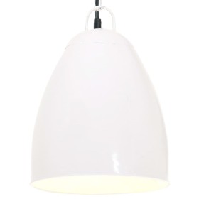Round industrial pendant lamp 25 W white 32 cm E27 by vidaXL, Lamps - Ref: Foro24-320562, Price: 32,82 €, Discount: %