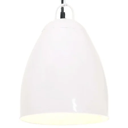 Lámpara colgante industrial redonda 25 W blanca 32 cm E27 de vidaXL, Lámparas - Ref: Foro24-320562, Precio: 32,51 €, Descuent...