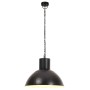 Lámpara colgante redonda negra 25 W 48 cm E27 de vidaXL, Lámparas - Ref: Foro24-320565, Precio: 72,13 €
