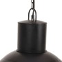 Lámpara colgante redonda negra 25 W 48 cm E27 de vidaXL, Lámparas - Ref: Foro24-320565, Precio: 72,13 €