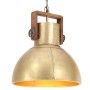 Round industrial pendant lamp 25 W brass 40 cm E27 by vidaXL, Lamps - Ref: Foro24-320532, Price: 76,68 €, Discount: %