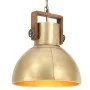 Round industrial pendant lamp 25 W brass 40 cm E27 by vidaXL, Lamps - Ref: Foro24-320532, Price: 78,13 €, Discount: %