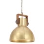 Round industrial pendant lamp 25 W brass 40 cm E27 by vidaXL, Lamps - Ref: Foro24-320532, Price: 76,68 €, Discount: %