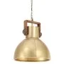 Round industrial pendant lamp 25 W brass 40 cm E27 by vidaXL, Lamps - Ref: Foro24-320532, Price: 78,13 €, Discount: %