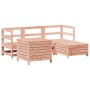 Juego de sofás de jardín 5 pzas madera maciza de abeto Douglas | Foro24.es | Tu tienda online para hogar, jardín y más Foro24.es
