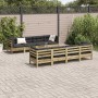 9-teiliges Gartensofa-Set mit Kissen aus imprägniertem Kiefernholz von , Gartensets - Ref: Foro24-3299364, Preis: 831,02 €, R...