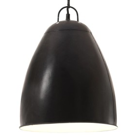 Lámpara colgante industrial redonda 25 W negra 32 cm E27 de vidaXL, Lámparas - Ref: Foro24-320561, Precio: 32,82 €, Descuento: %