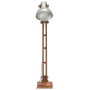 Stehleuchte aus massivem Mangoholz, silberfarben, E27 von vidaXL, Lampen - Ref: Foro24-320579, Preis: 113,87 €, Rabatt: %