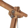 Stehleuchte aus massivem Mangoholz, silberfarben, E27 von vidaXL, Lampen - Ref: Foro24-320579, Preis: 113,87 €, Rabatt: %