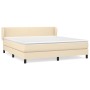 Boxspringbett mit cremefarbener Stoffmatratze 180x200 cm von , Betten und Lattenroste - Ref: Foro24-3126106, Preis: 577,35 €,...