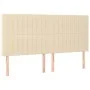 Box spring bed with cream fabric mattress 180x200 cm by , Beds and slatted bases - Ref: Foro24-3132174, Price: 653,63 €, Disc...