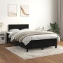 Box spring bed with black velvet mattress 120x200 cm by , Beds and slatted bases - Ref: Foro24-3141355, Price: 360,08 €, Disc...