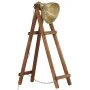 Solid mango wood brass E27 floor lamp by vidaXL, Lamps - Ref: Foro24-320588, Price: 96,90 €, Discount: %