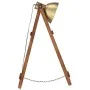Solid mango wood brass E27 floor lamp by vidaXL, Lamps - Ref: Foro24-320588, Price: 96,90 €, Discount: %