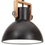 Runde industrielle Pendelleuchte 25 W schwarz 40 cm E27 von vidaXL, Lampen - Ref: Foro24-320535, Preis: 81,06 €, Rabatt: %