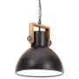 Round industrial pendant lamp 25 W black 40 cm E27 by vidaXL, Lamps - Ref: Foro24-320535, Price: 81,06 €, Discount: %