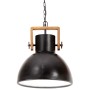 Runde industrielle Pendelleuchte 25 W schwarz 40 cm E27 von vidaXL, Lampen - Ref: Foro24-320535, Preis: 80,88 €, Rabatt: %