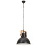 Runde industrielle Pendelleuchte 25 W schwarz 40 cm E27 von vidaXL, Lampen - Ref: Foro24-320535, Preis: 80,88 €, Rabatt: %