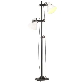 Stehleuchte mit 2 weißen Gusseisen-Lampenschirmen E27 von vidaXL, Lampen - Ref: Foro24-320586, Preis: 101,74 €, Rabatt: %