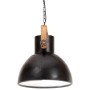 Runde industrielle Pendelleuchte 25 W schwarz 40 cm E27 von vidaXL, Lampen - Ref: Foro24-320535, Preis: 80,88 €, Rabatt: %