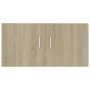 Armario de pared madera ingeniería roble Sonoma 80x39x40 cm de vidaXL, Estantes y estanterías - Ref: Foro24-802798, Precio: 8...